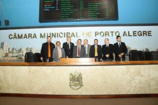 Plenário da Câmara Municipal de Porto Alegre.