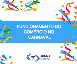 Aviso sobre o Carnaval