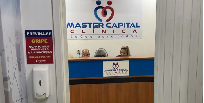 Recepção da Master Capital Clínica