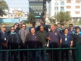 Equipe de fiscalização atuando no feriado