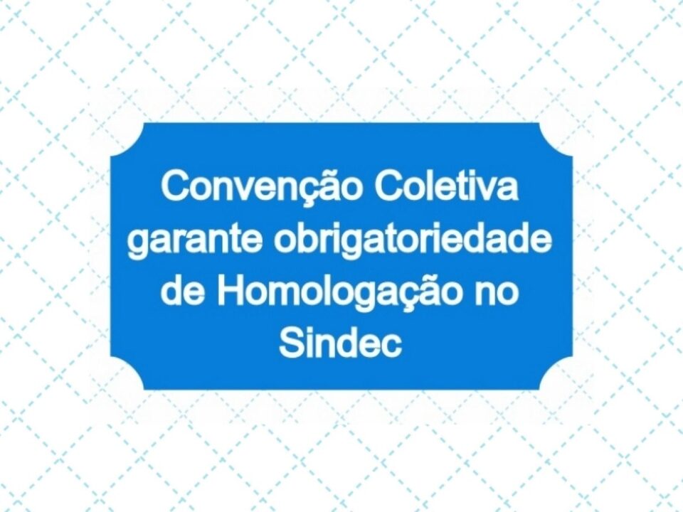 Banner da convenção coletiva