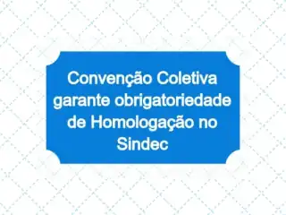 Banner da convenção coletiva