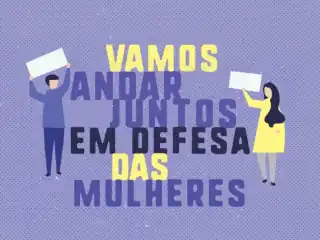 Banner da campanha da mulher