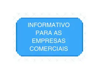 Informativo para as empresas