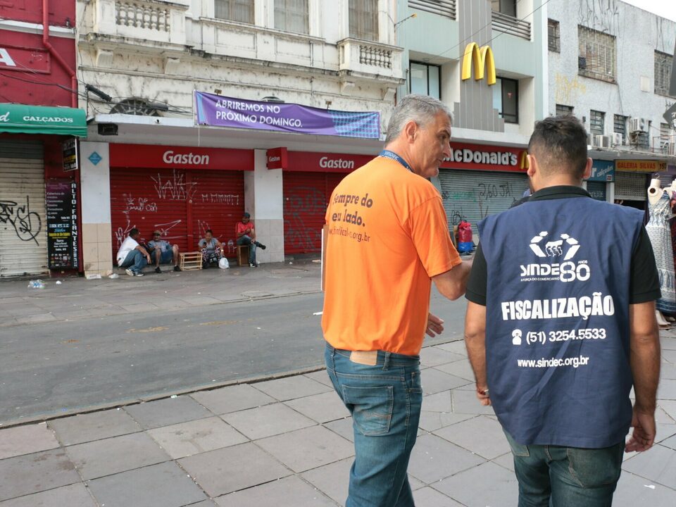 Equipes de fiscalização do sindicato