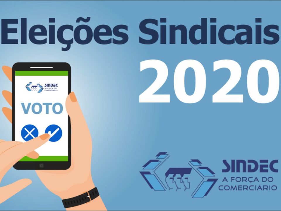 Banner das eleições sindicais 2020