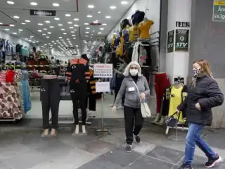 Fachada de uma loja no centro de Porto Alegre