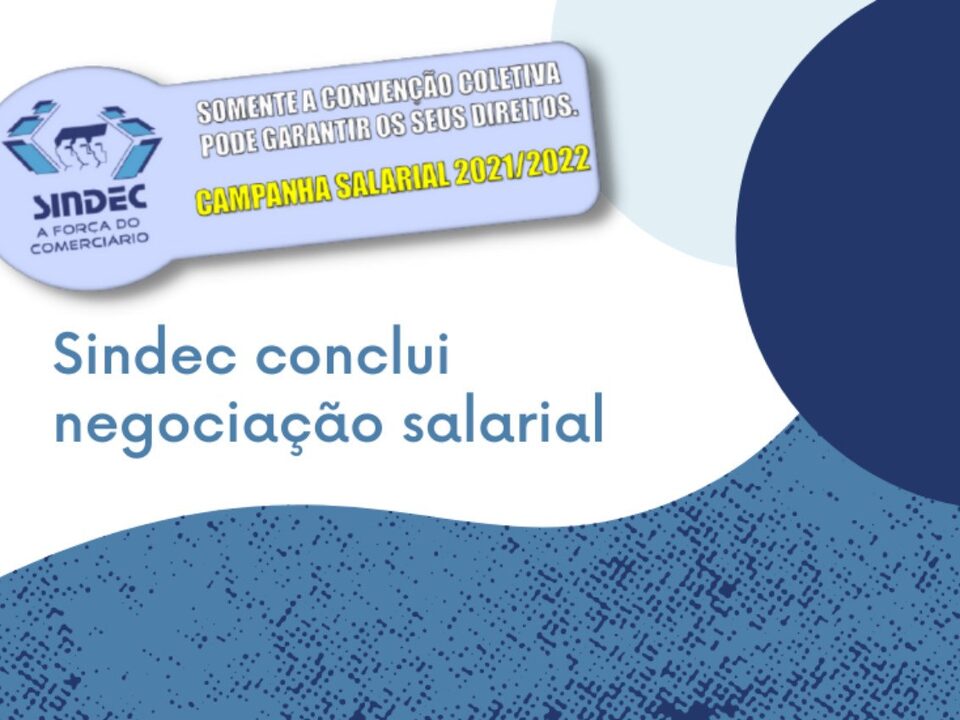 Banner da campanha salarial 2021