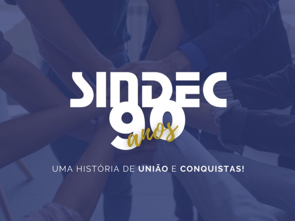 Banner dos 90 anos do sindicato