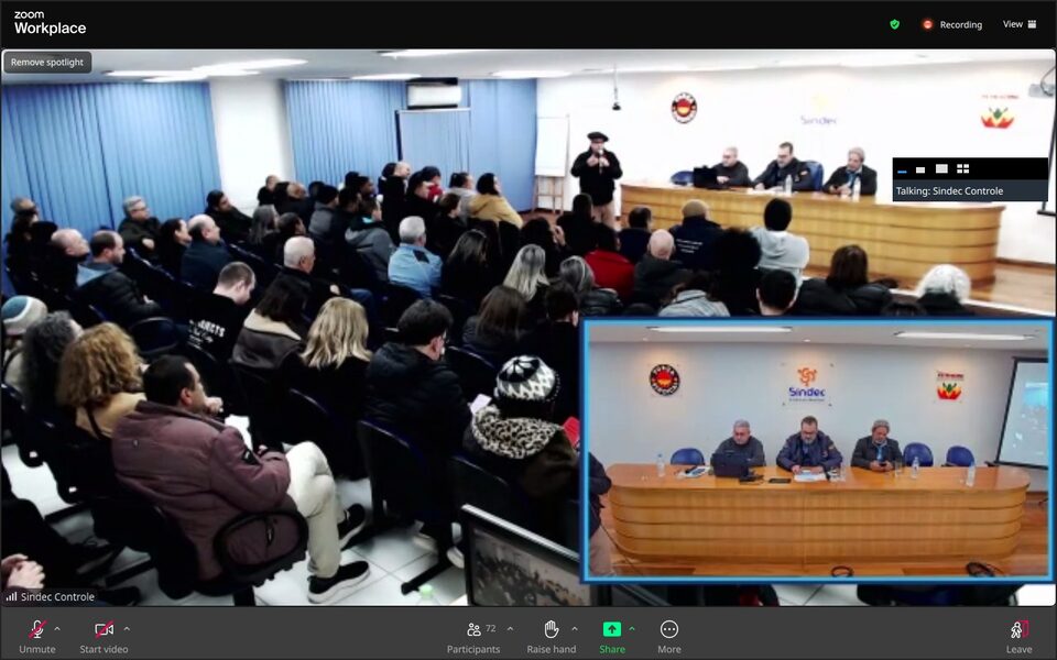 Assembleia híbrida, presencial e virtual