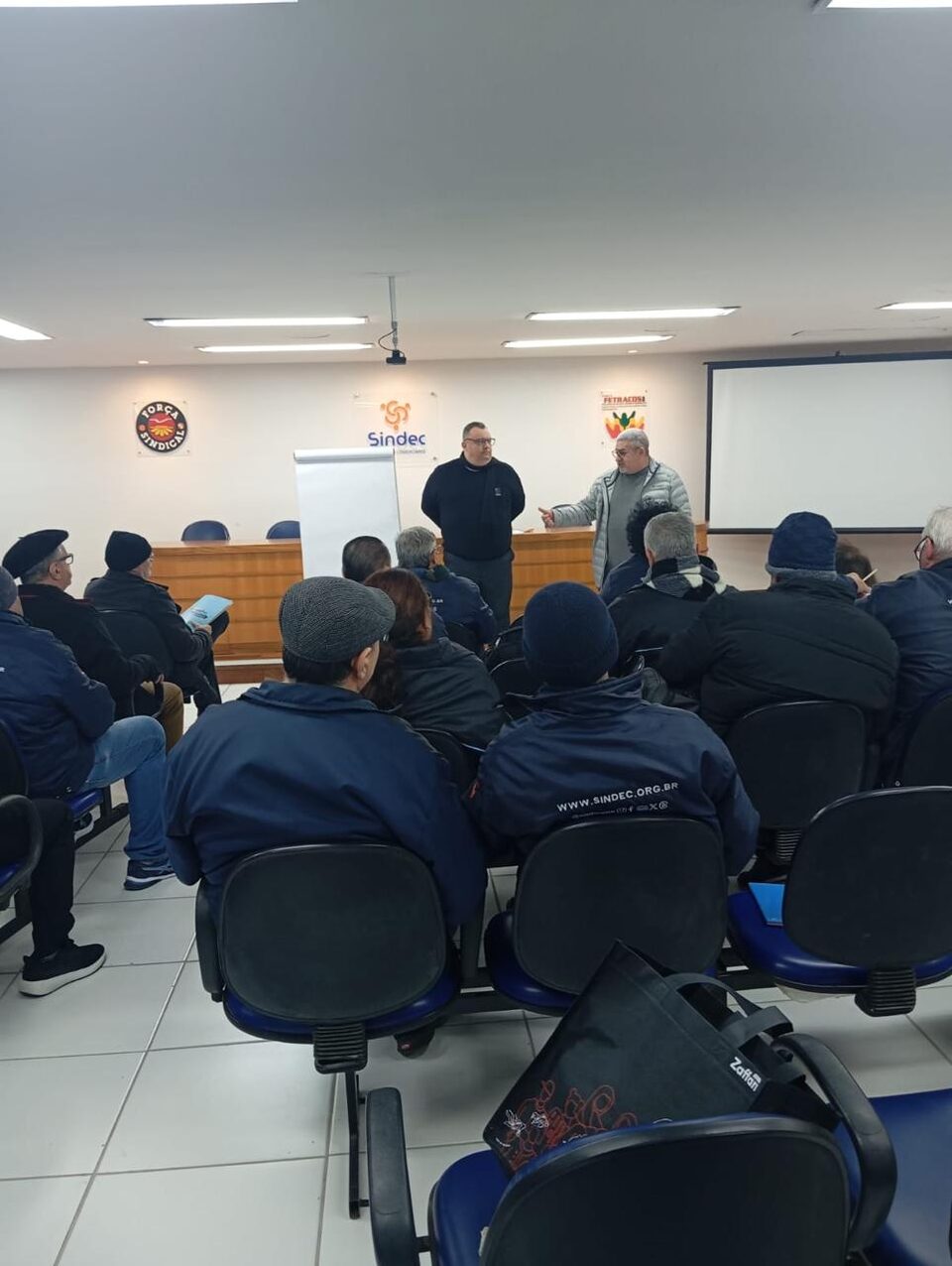 Curso no auditório