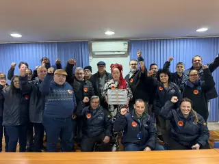 Diretoria e a deputada Daiana Santos