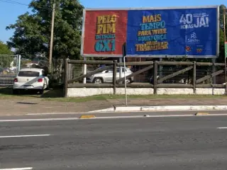 Cartaz do anúncio da campanha