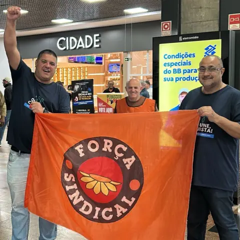 Sindicalistas da Força Sindical-RS